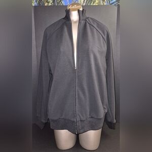 💕NEW NIKESKIMS Matte Tricot Full Zip Oversized Track Jacket Black OBSIDIAN XS